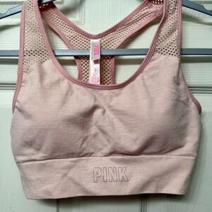 PINK by Victoria's Secret seamless lightly lined racerback sports bra Size M